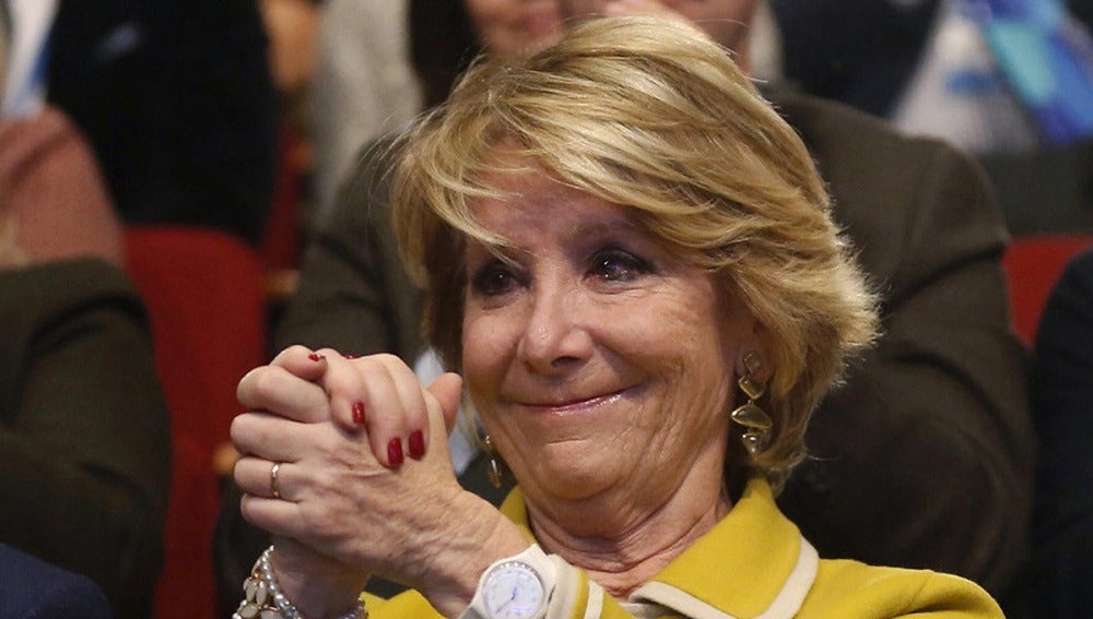 Esperanza Aguirre, en un acto