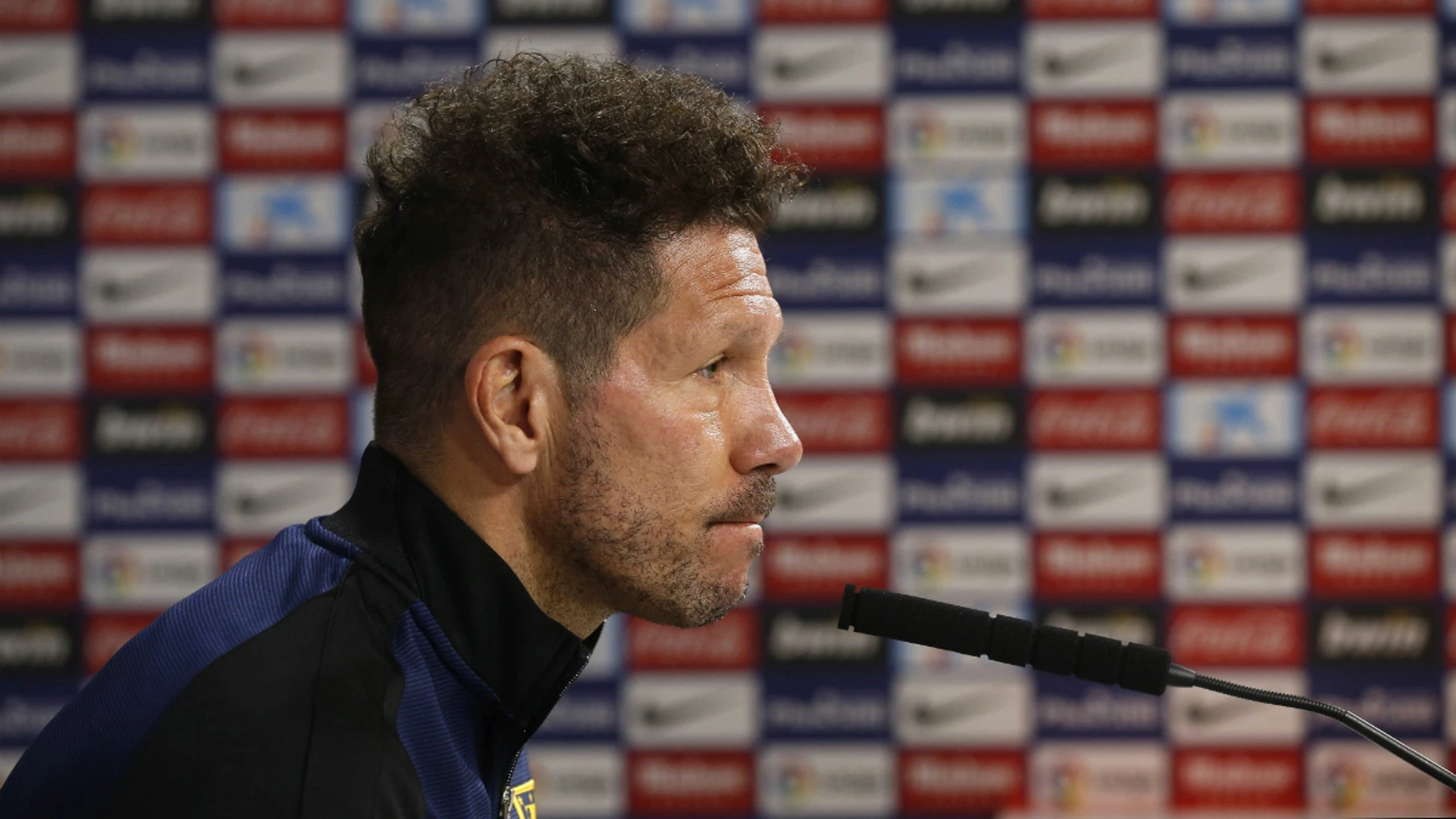 Simeone, en rueda de prensa Simeone, en rueda de prensa