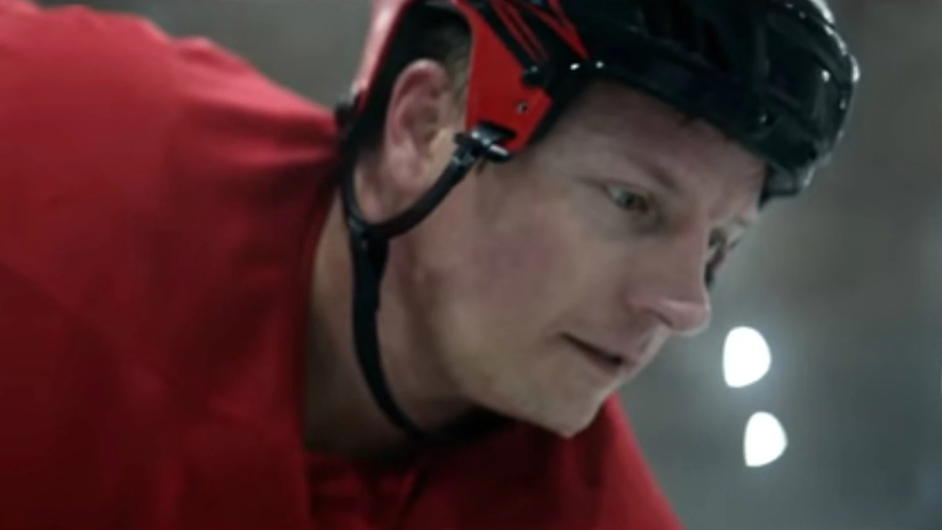 Raikkonen, jugador de hockey