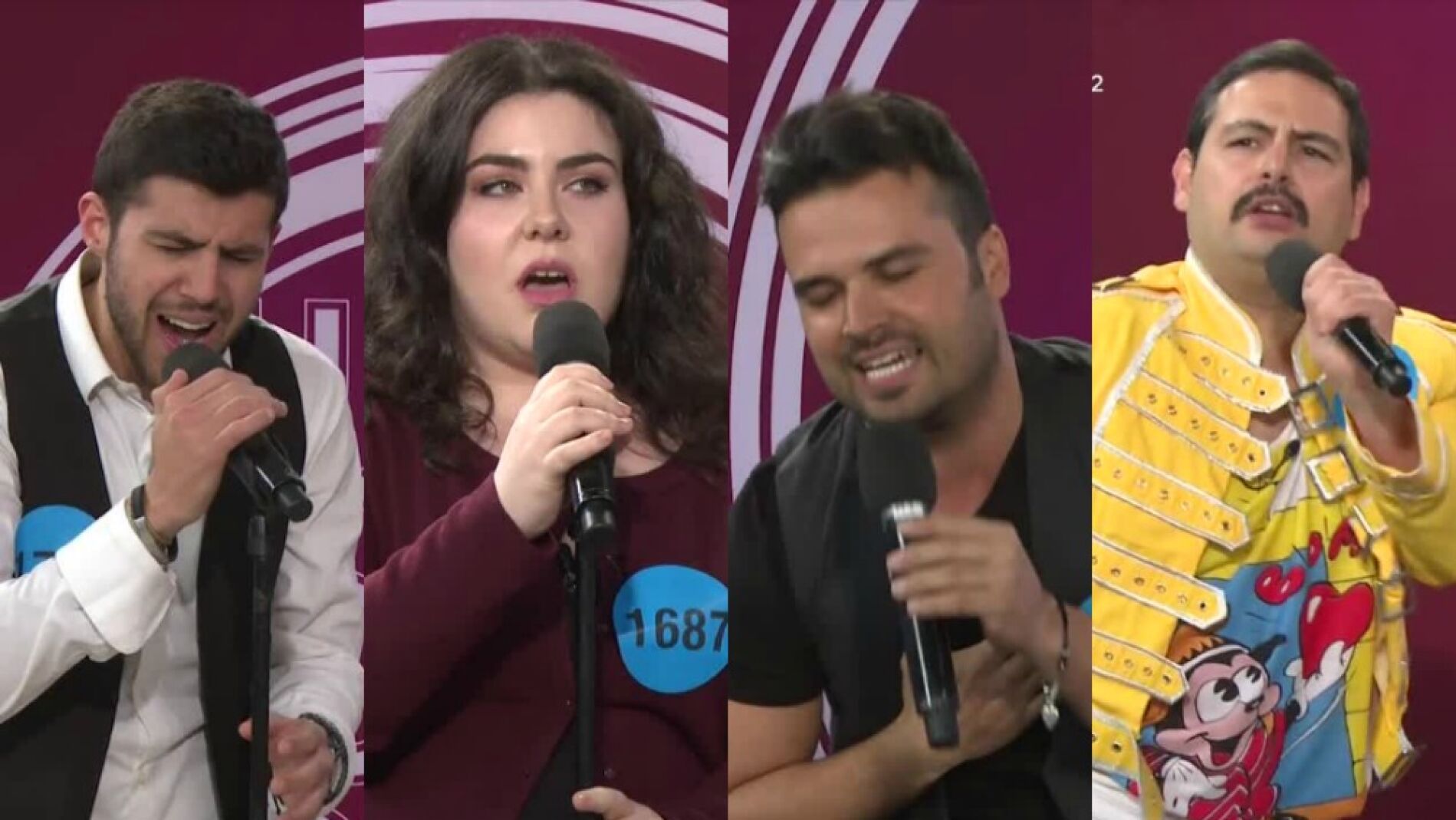 Concursantes de la tercera gala de 'Tu cara no me suena todav&iacute;a'