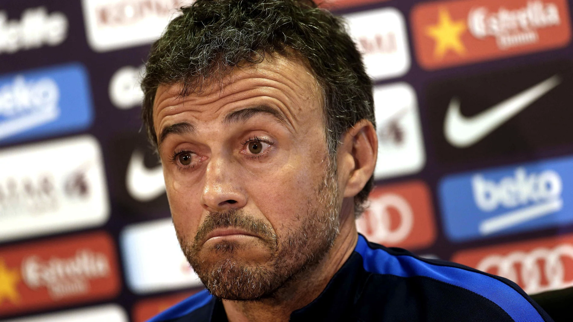 Luis Enrique, en rueda de prensa Luis Enrique, en rueda de prensa