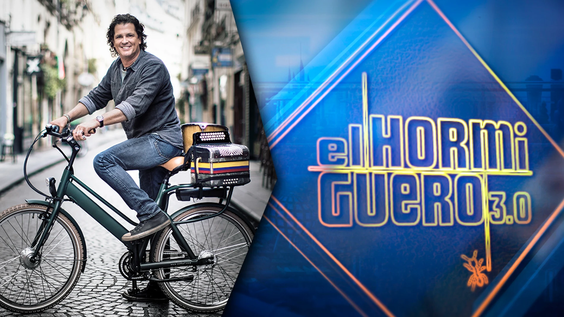 Carlos Vives se subirá a 'La Bicicleta' de 'El Hormiguero 3.0'