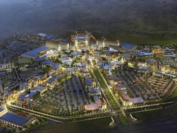 Recreación del complejo de ocio que The Cordish Companies quería construir en Torres de la Alameda Recreación del complejo de ocio que The Cordish Companies quería construir en Torres de la Alameda