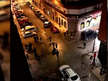 Imagen del momento de la agresión Imagen del momento de la agresión