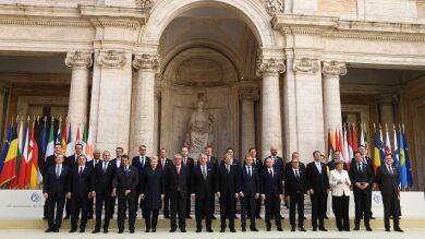 Los líderes de la Unión Europea reafirman en Roma su voluntad de seguir avanzando