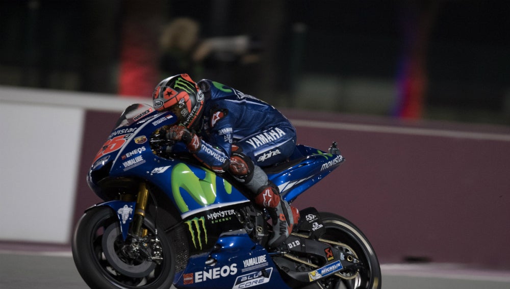 Maverick Viñales, en su Yamaha