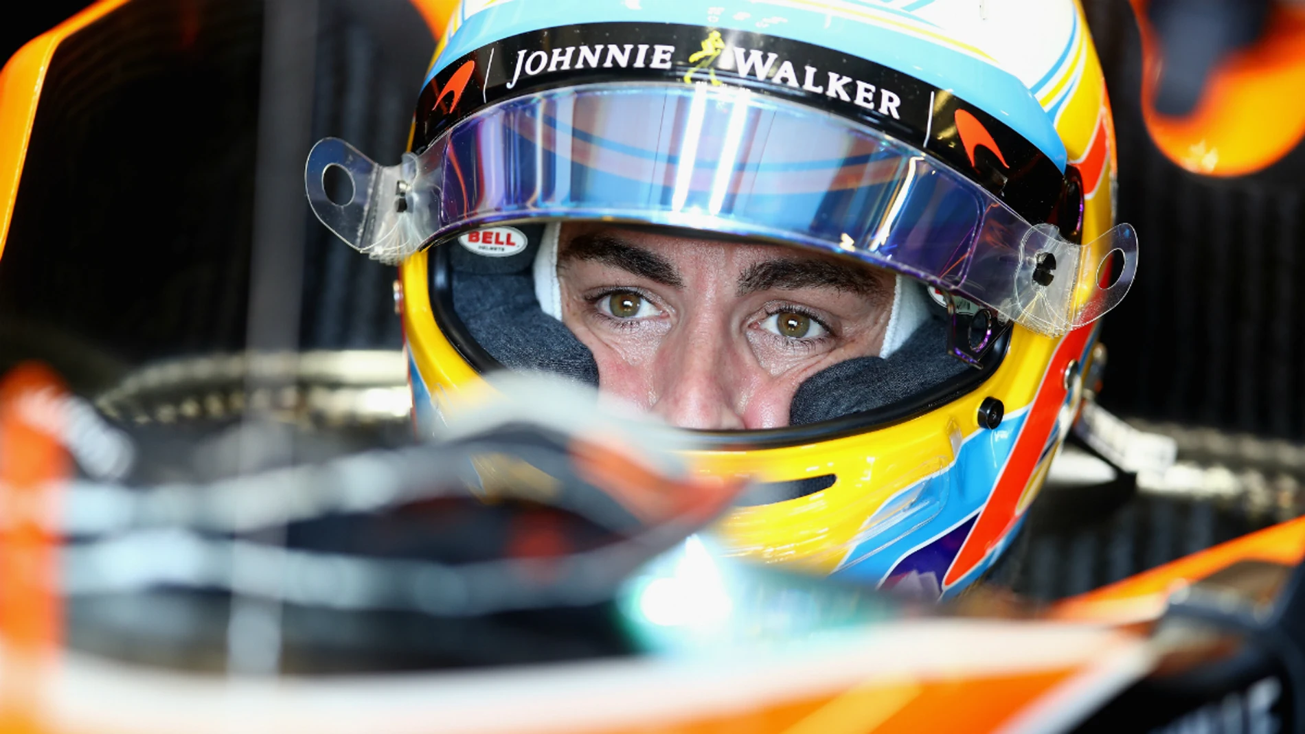 Alonso, en su McLaren-Honda