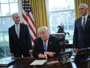El presidente de Estados Unidos, Donald Trump El presidente de Estados Unidos, Donald Trump