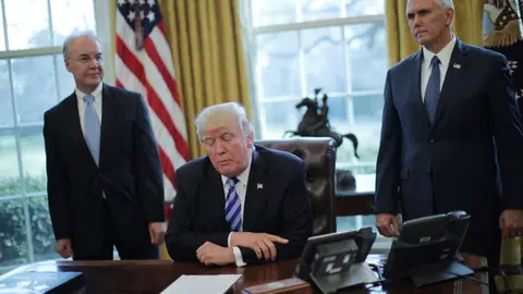 El presidente de Estados Unidos, Donald Trump El presidente de Estados Unidos, Donald Trump