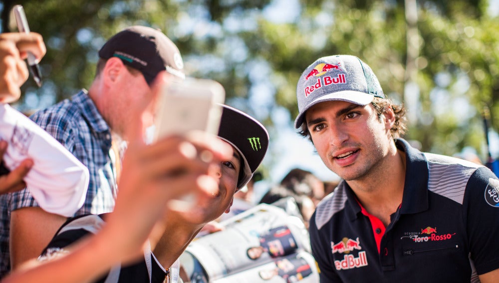 Carlos Sainz, en Albert Park