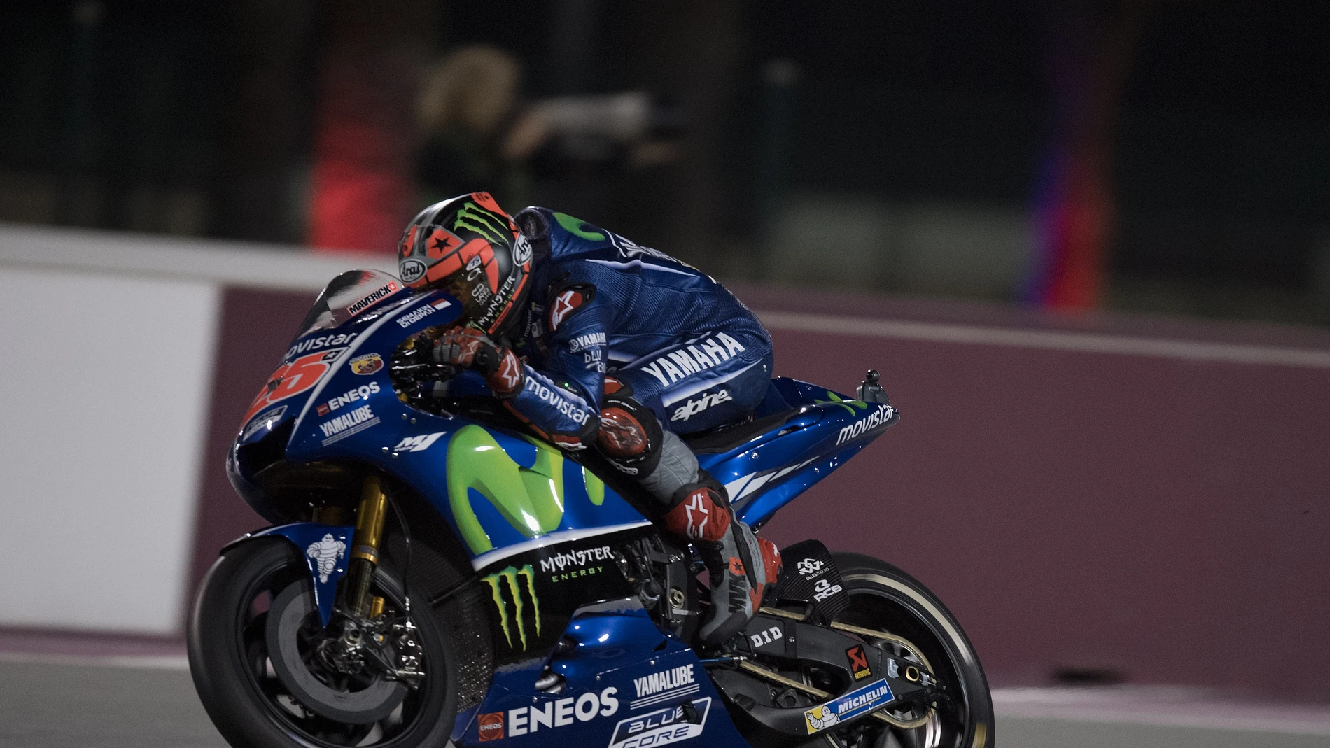 Maverick Viñales en Doha Maverick Viñales en Doha