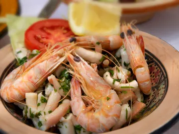 El marisco, parte importante en la gastronomía tunecina El marisco, parte importante en la gastronomía tunecina