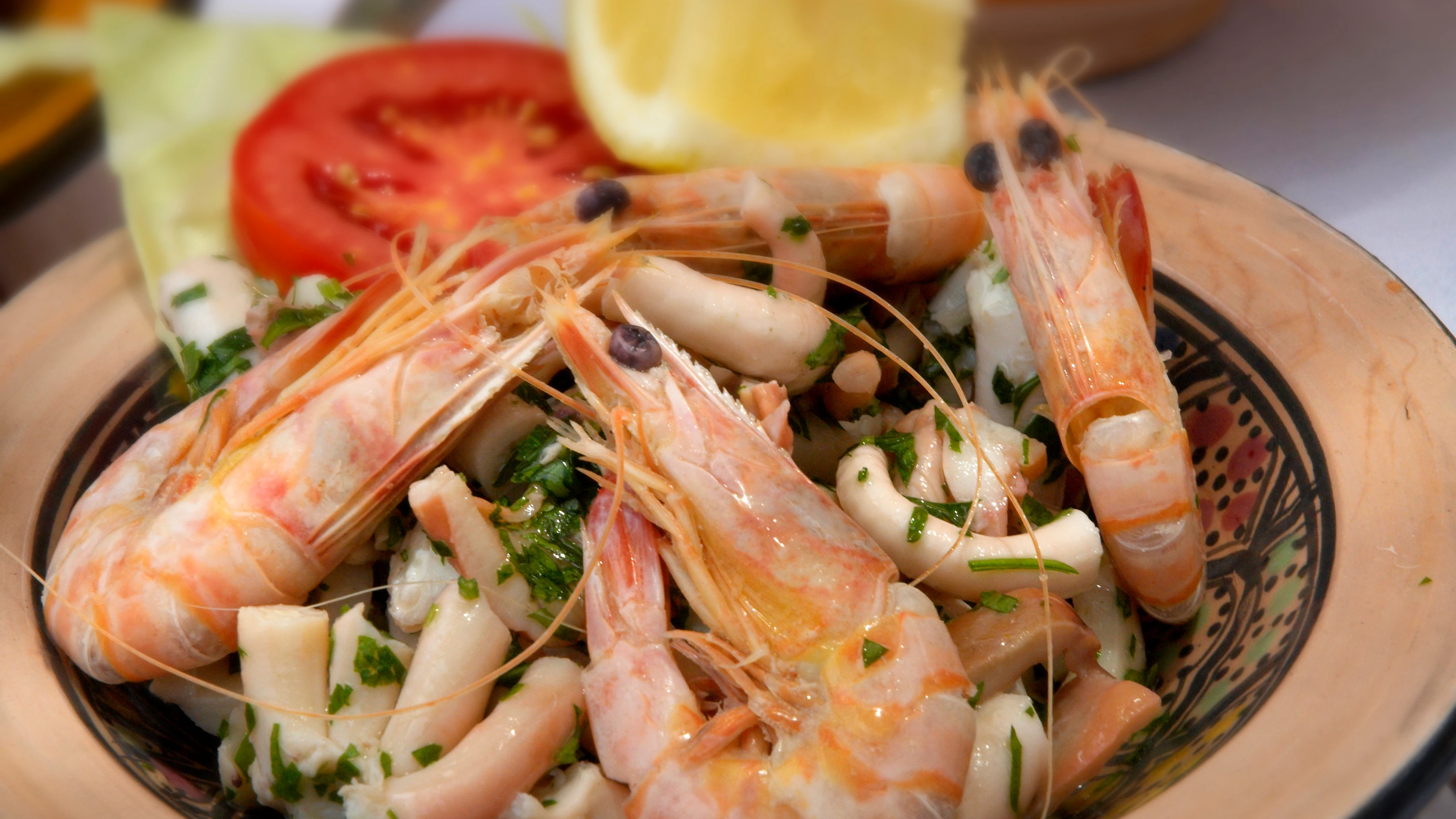El marisco, parte importante en la gastronomía tunecina Una gran desconocida