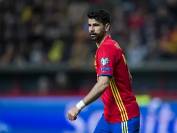 Diego Costa, con España Diego Costa, con España