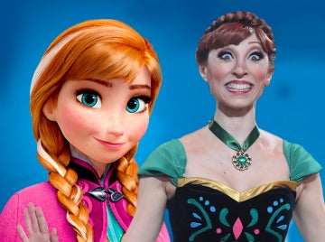 Mary Porcar imita a la princesa Anna de Frozen