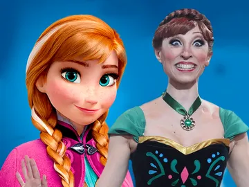 Mary Porcar imita a la princesa Anna de Frozen Mary Porcar imita a la princesa Anna de Frozen