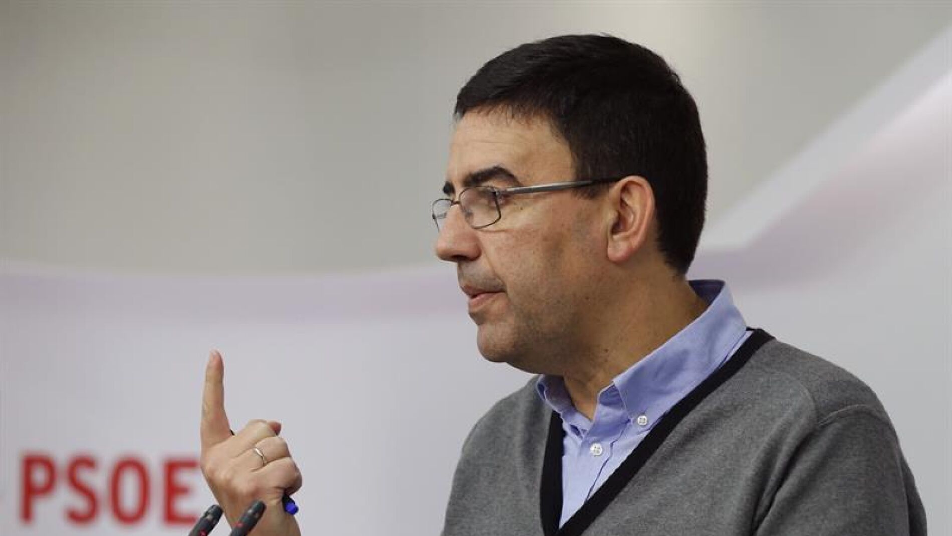 El portavoz de la gestora socialista, Mario Jim&eacute;nez