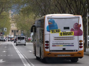 Autobús a favor de la diversidad