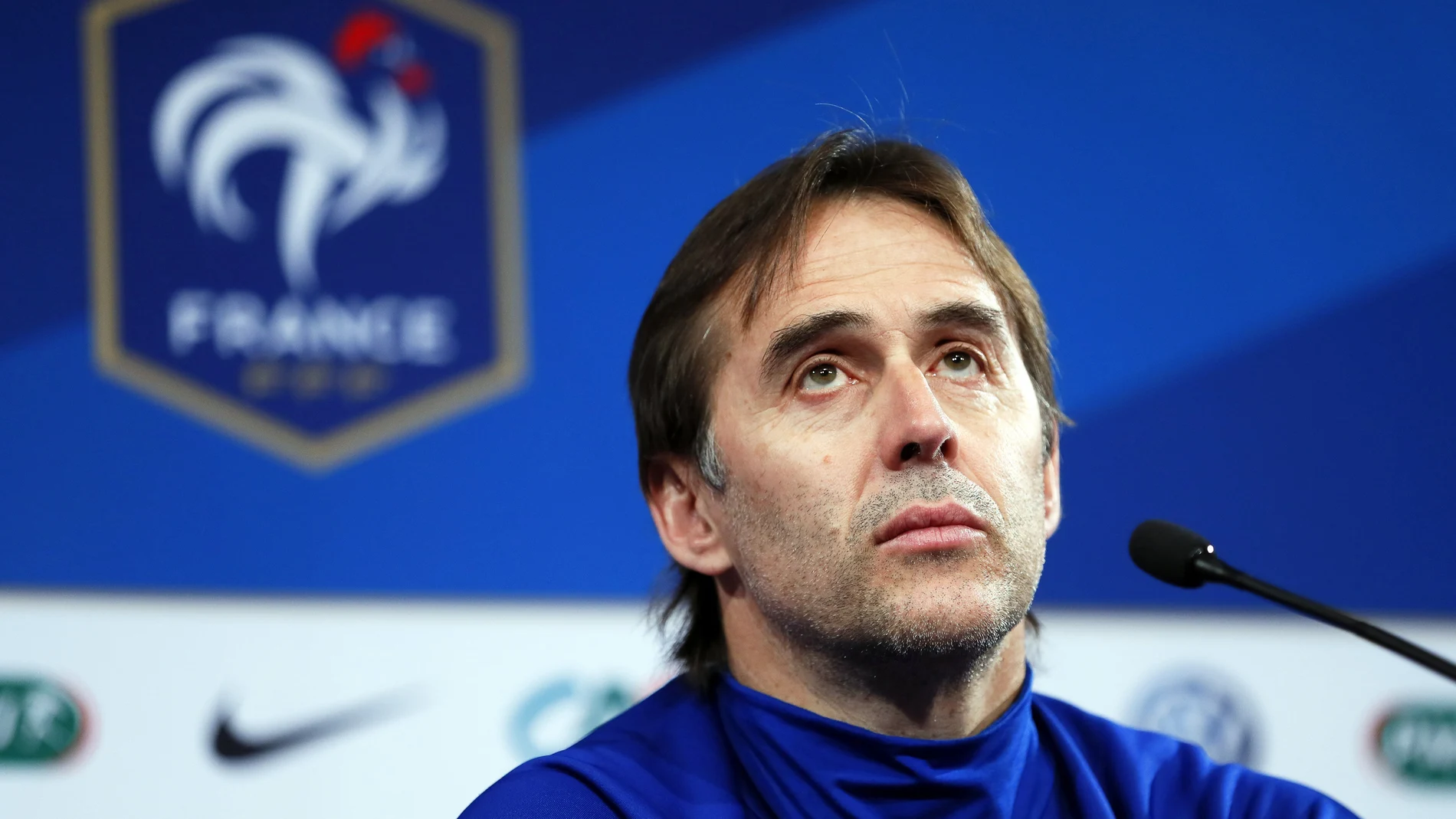 Julen Lopetegui, durante la rueda de prensa Julen Lopetegui, durante la rueda de prensa