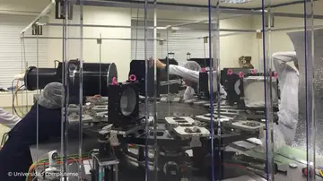 Montaje del Megara en la Complutense Montaje del Megara en la Complutense