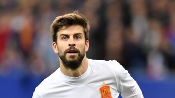 Gerard Piqué, durante el partido contra Francia