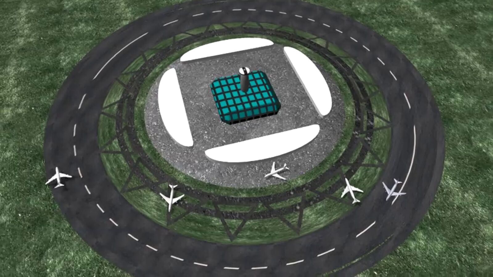¿Llegarán a existir las pistas de aterrizaje circulares? Holanda las está probando en simuladores
