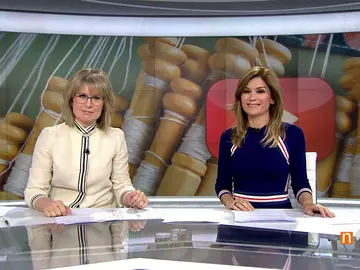 MAría Rey y Sandra Golpe en el informativo de Antena 3 Noticias 1 MAría Rey y Sandra Golpe en el informativo de Antena 3 Noticias 1