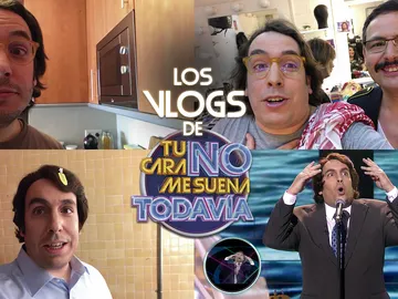 Gabriel Gutiérrez recorre el plató de 'Tu cara no me suena todavía' junto a sus compañeros Gabriel Gutiérrez recorre el plató de 'Tu cara no me suena todavía' junto a sus compañeros