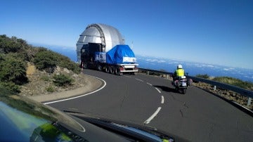 El Megara llegando al Gran Telescopio de Canarias