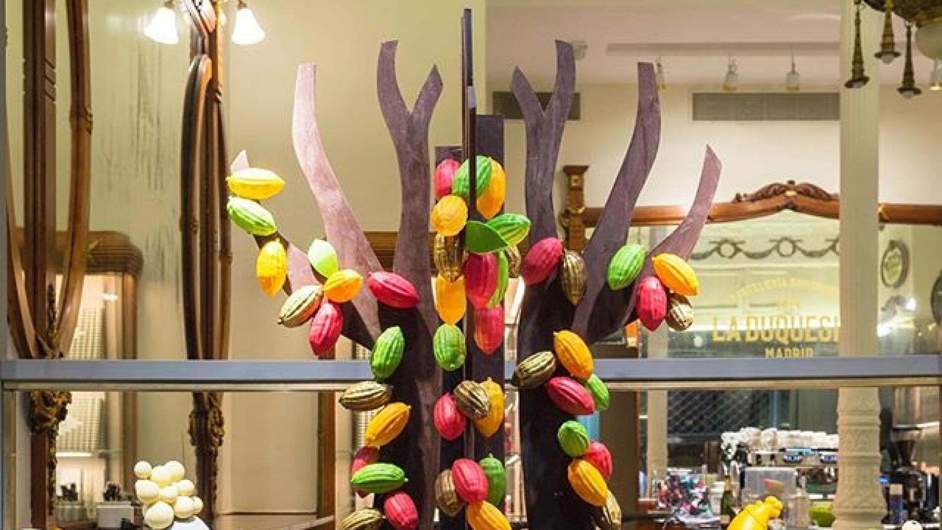 &Aacute;rbol de 1,5 metros de chocolate