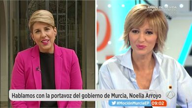 La portavoz del Gobierno de Murcia: 