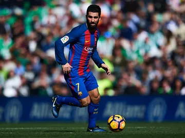 Arda Turan, en un partido con el Barcelona Arda Turan, en un partido con el Barcelona