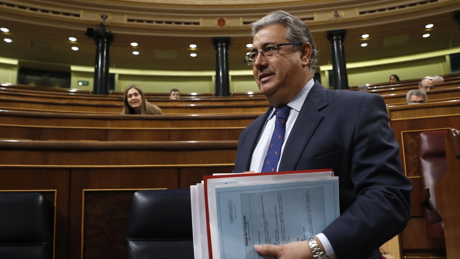 Juan Ignacio Zoido, el ministro del Interior, en el Congreso de los Diputados Juan Ignacio Zoido, el ministro del Interior, en el Congreso de los Diputados