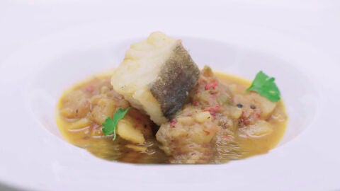 Patata, bacalao y alcachofas