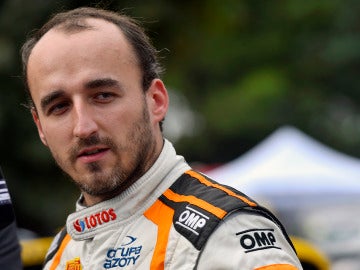 Robert Kubica, en un rally en Francia