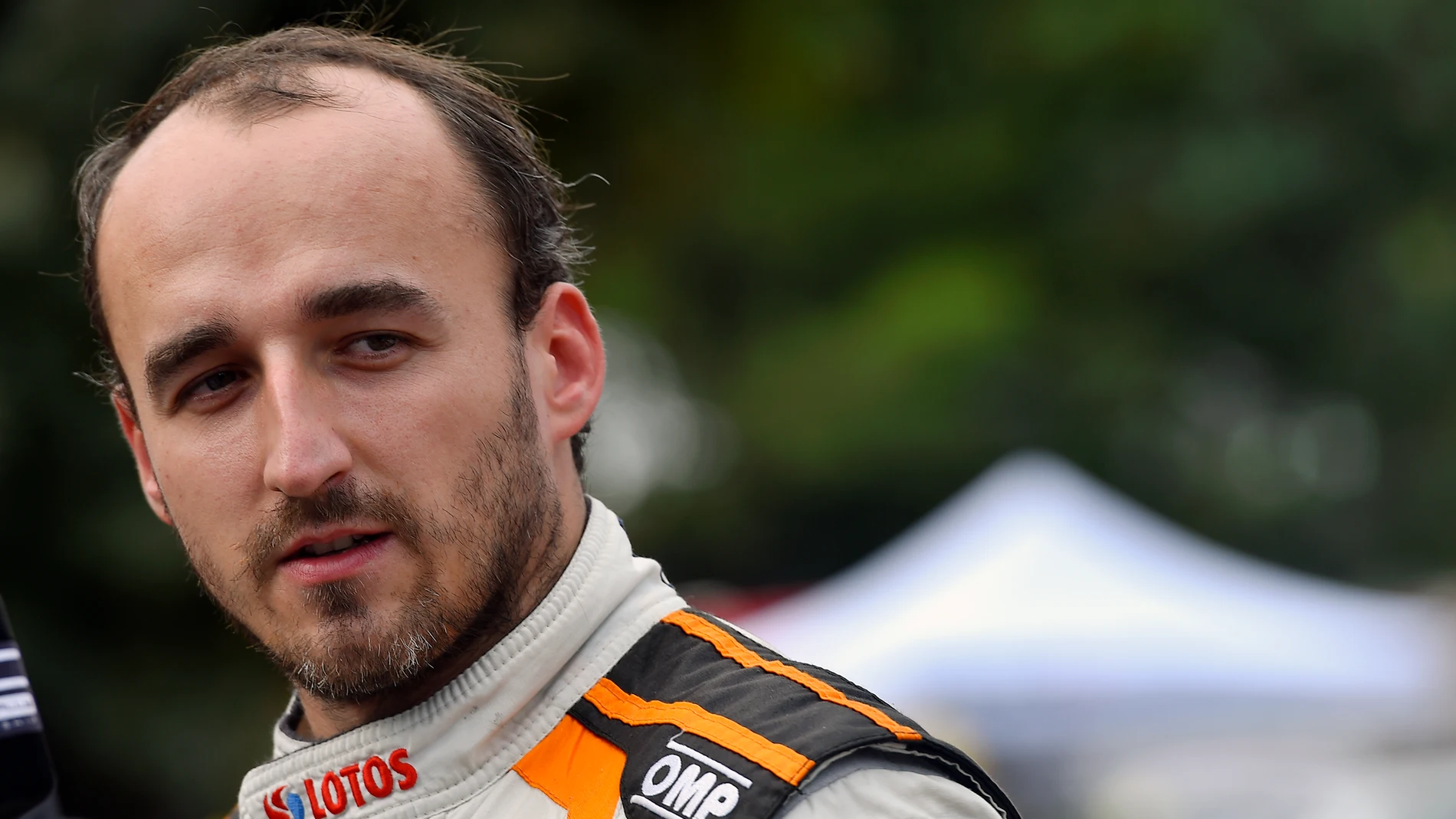 Robert Kubica, en un rally en Francia