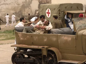 Primeras imágenes del rodaje de 'Tiempos de guerra' Primeras imágenes del rodaje de 'Tiempos de guerra'