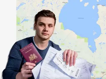 Milan Schipper acaba en Canadá cuando creyó estar viajando hacia Australia Milan Schipper acaba en Canadá cuando creyó estar viajando hacia Australia