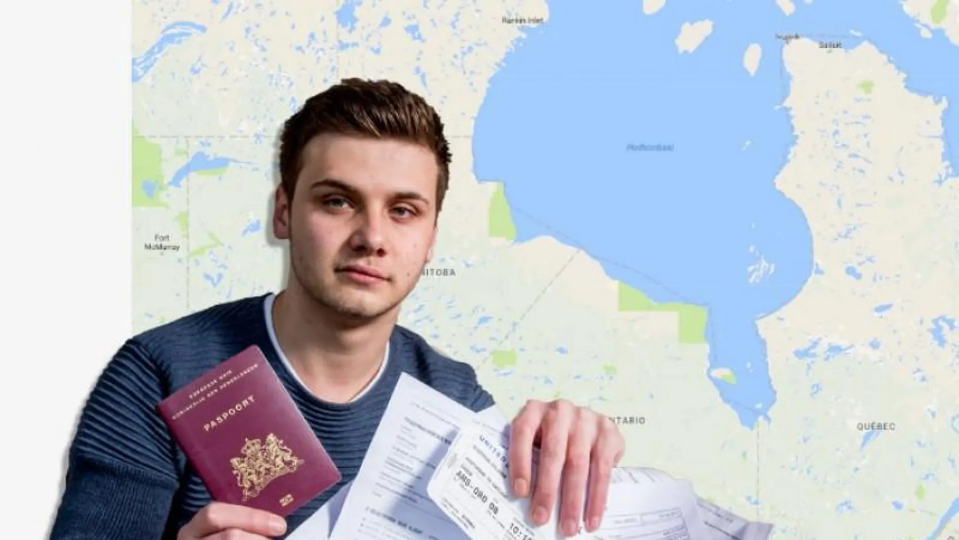Milan Schipper acaba en Canadá cuando creyó estar viajando hacia Australia Milan Schipper acaba en Canadá cuando creyó estar viajando hacia Australia