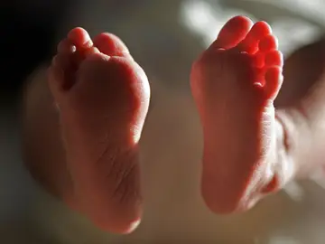 Pies de un bebé Pies de un bebé