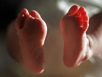 Pies de un bebé Pies de un bebé