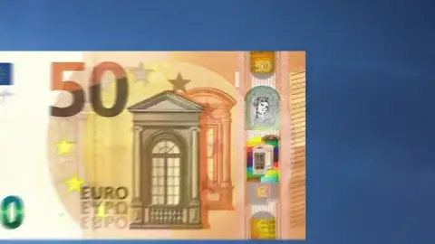 Frame 62.637222 de: Así es el nuevo billete de 50 euros que entra en vigor este martes Frame 62.637222 de: Así es el nuevo billete de 50 euros que entra en vigor este martes