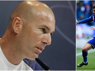 Zidane, en rueda de prensa Zidane, en rueda de prensa