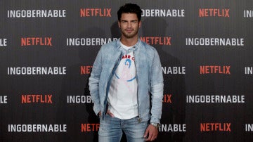 Maxi Iglesias en la presentación de 'Ingobernable'