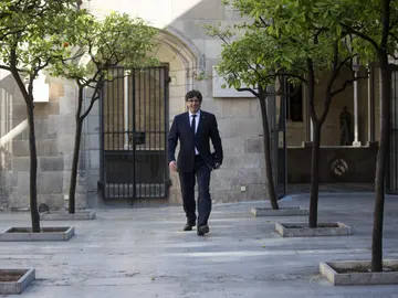 El presidente de la Generalitat, Carles Puigdemont El presidente de la Generalitat, Carles Puigdemont