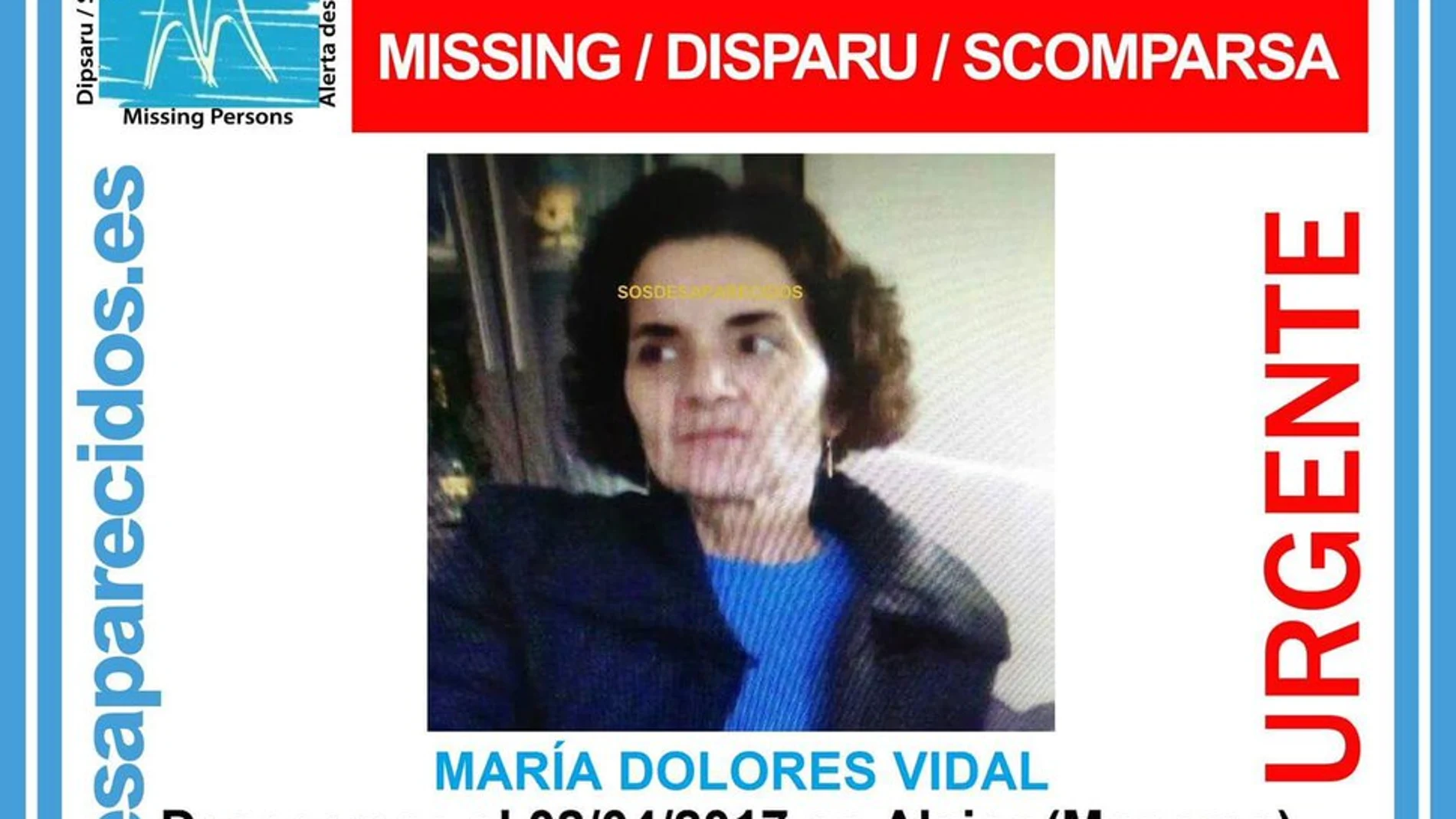 María Dolores Vidal, la mujer desaparecida en Menorca María Dolores Vidal, la mujer desaparecida en Menorca