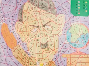 Dibujo de Hitler para colorear Dibujo de Hitler para colorear