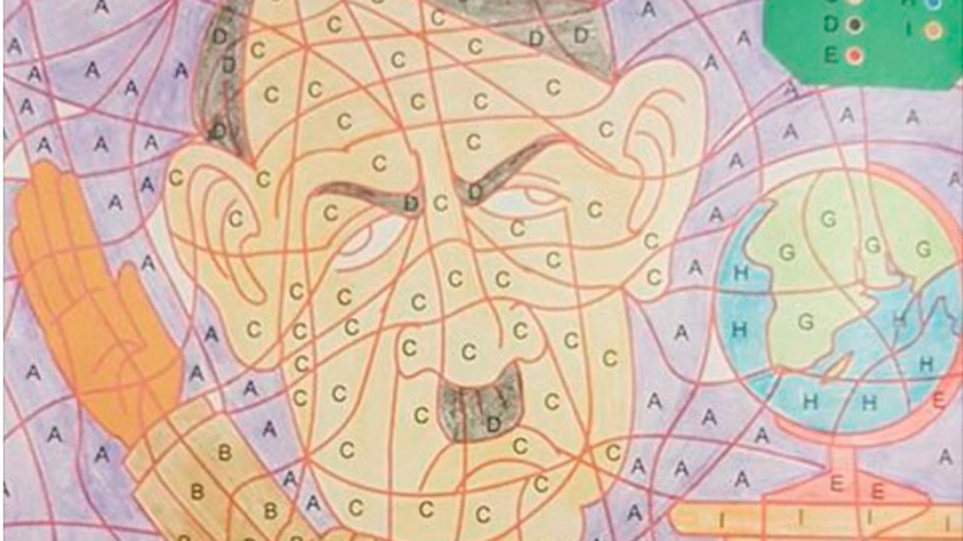 Dibujo de Hitler para colorear Dibujo de Hitler para colorear