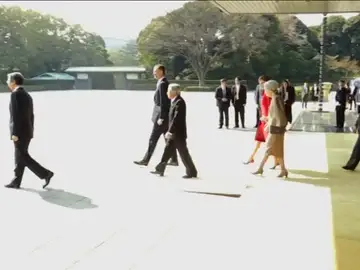 Frame 20.450405 de: La princesa Masako participa en la ceremonia de bienvenida a los Reyes de España en Japón Frame 20.450405 de: La princesa Masako participa en la ceremonia de bienvenida a los Reyes de España en Japón
