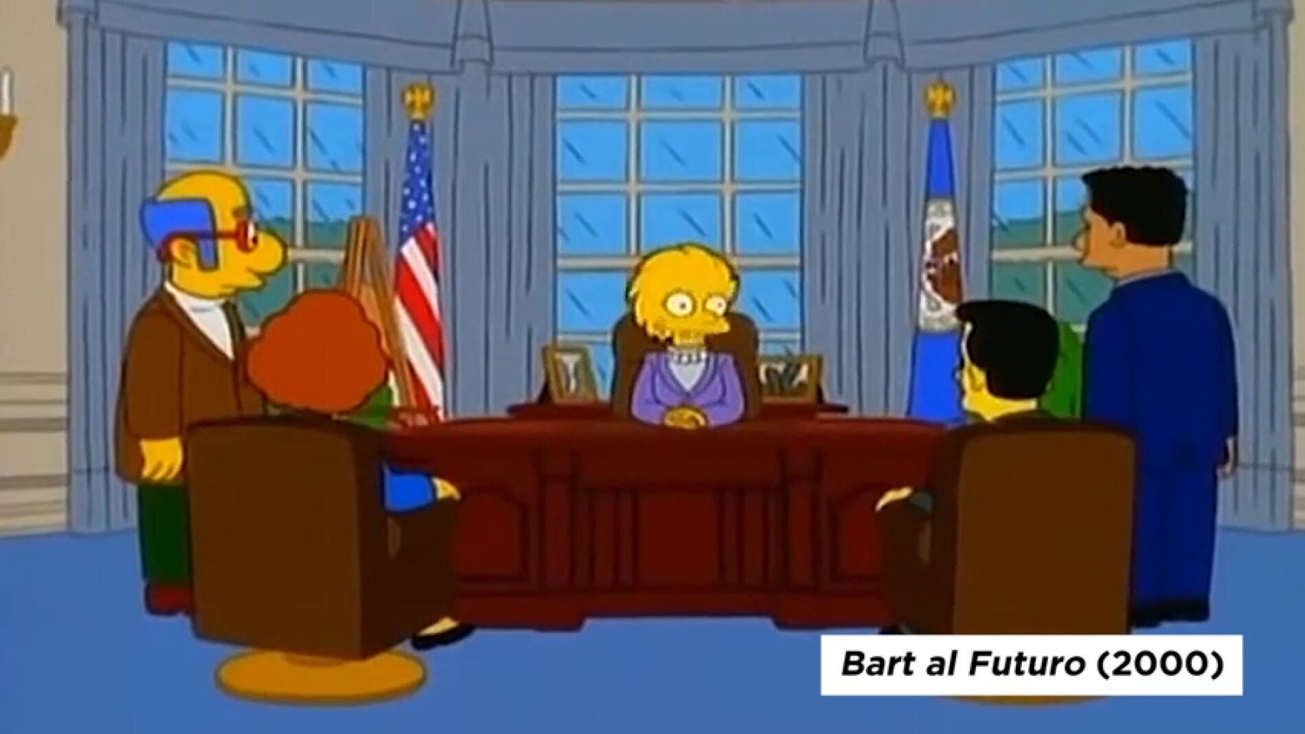 Frame 13.384632 de: Recopilamos las pofecías cumplidas de 'Los Simpson' 